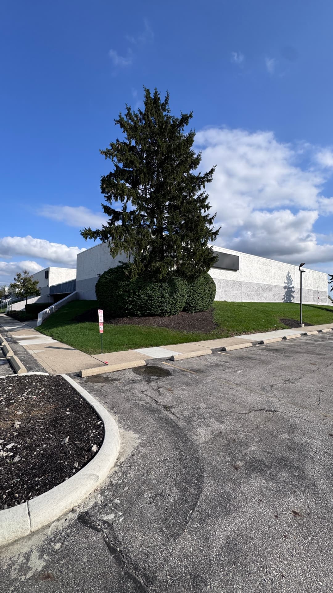 Entrance elevation after full exterior repaint
